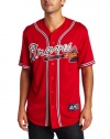 MLB Atlanta Braves Red Alternate Replica Baseball Jersey, Red