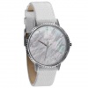 Nixon Kensington Leather Watch - Women's Crystal/White Snake, One Size