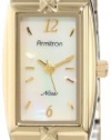 Armitron Women's 753414MPGP Gold-Tone NOW Mother-of-Pearl Dial Expansion Band Watch