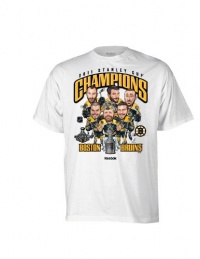 NHL Boston Bruins 2011 Stanley Cup Champs Caricature Tee Shirt Men's