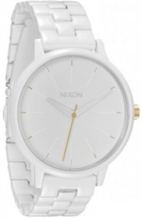 Nixon Kensington Watch - Women's All White/Gold, One Size