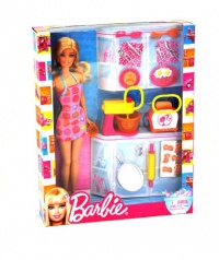 Barbie Doll and Kitchen Accessory Set