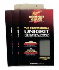 Meguiar's Unigrit Finishing Paper - 25 Sheets