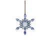 Baccarat #2613009, 2012 Iridescent Christmas Snowflake Ornament