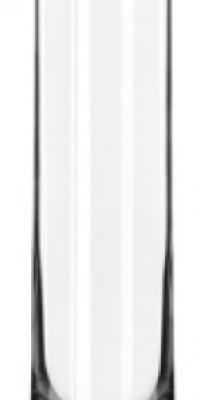 Libbey 7-1/2-Inch Cylinder Bud Vase, Set of 12