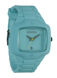 Nixon Men's NXA139272 Rubber Player Blue Dial Watch