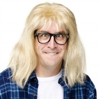 SNL Garth Algar Wig and Glasses Accessory Kit