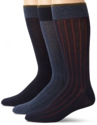 Kenneth Cole REACTION Men's Contrast Rib Sock