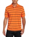 IZOD Men's Short Sleeve Honeycomb Stripe Pique Polo