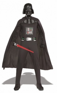 Men's Darth Vader Costume With Cape, Belt And Mask