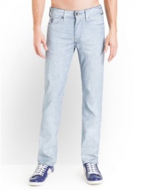 GUESS Lincoln Jeans in Humid Wash Optic White,