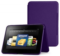 Amazon Kindle Fire HD 8.9 Standing Leather Case, Royal Purple (will only fit Kindle Fire HD 8.9)