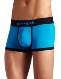 Papi Men's Scotties Solid Brazilian Brief, Blue Rain, Medium