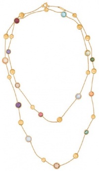 Marco Bicego Jaipur Color Necklace with Semi Precious Colored Stones