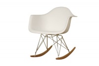 Baxton Studio Letterio White Cradle Chair