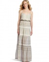 Twelfth St. by Cynthia Vincent Women's Tiered Lace Maxi Dress, Etch, Petite