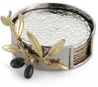 Michael Aram Olive Branch Gold Coaster Set - 175138