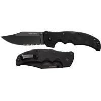 Cold Steel Recon 1 G-10 Handle with Clip Point Black Blade, ComboEdge