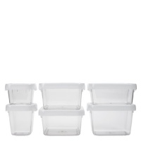 OXO Good Grips 12-Piece LockTop Container Set with White Lids