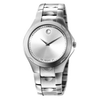 Movado Men's 606379 Luno Sport Stainless-Steel Silver Round Dial Bracelet Watch