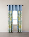 Echo Sardinia Window Treatment Valance, Aqua