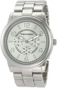 Vernier Women's VNR201 Round Silver-Tone Bracelet Quartz Watch