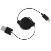 Chromo Inc.® Retractable iPhone 5 Lightning Cable - Black