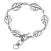 7+1Extension Leaf Link Toggle Bracelet