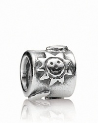 A celestial-inspired PANDORA charm in sterling silver.