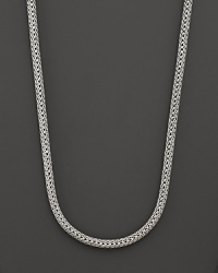 Sterling silver basic woven chain. Designed by John Hardy.