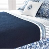 Lauren Ralph Lauren Palm Harbor Quilt Queen Dark Navy Blue Quilted