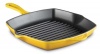 Le Creuset Enameled Cast-Iron 10-1/4-Inch Square Skillet Grill, Dijon