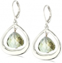 Kenneth Cole New York Urban Crystal Faceted Bead Orbital Drop Earrings