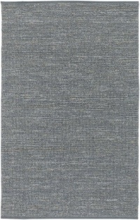 Area Rug 2x3 Rectangle Natural Fiber Gray Blue Color - Surya Continental Rug from RugPal