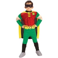 Robin Deluxe Muscle Chest Child Costume Size: Small (4-6)