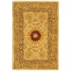 Safavieh Anatolia Collection AN550A Handmade Ivory and Sand Hand-Spun Wool Area Rug, 3-Feet by 5-Feet