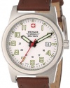 Wenger Swiss Military Women's 72920 Classic Field White Dial Brown Leather Military Watch