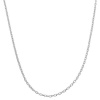 Sterling Silver 1.2-mm Long Diamond-cut Cable Chain