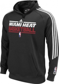 NBA Miami Heat Adidas Practice Hooded Sweatshirt (XX-Large)