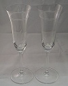 Wedgwood Vera Wang Grosgrain His & Hers Champagne Flutes