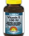 Nature's Life E, 100 IU, Natural Alpha and Mixed Tocopherols  , 100 Softgels