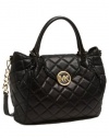 Michael Kors Fulton Quilt Large Tote BLACK