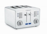 Cuisinart CPT-190 Brushed Stainless Steel 4-Slice Toaster with Countdown Timer