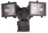 Heath Zenith SL-5512-BZ 300-Watt Quartz Halogen Motion-Sensing Twin Security Light, Bronze