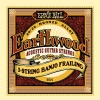 Ernie Ball 2061 Earthwood 5-string Banjo Frailing 80/20 Bronze Loop End gauges 10,13,15,24w,10