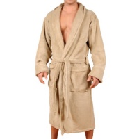 Mens New Micro Fleece Bathrobe by Private Member