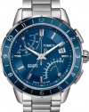 Timex Men's T2N501 Intelligent Quartz SL Series Fly-Back Chronograph Blue Dial Bracelet Watch