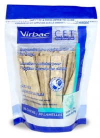 C.E.T. Enzymatic Oral Hygiene Chews for Petite Dogs, 30 Chews