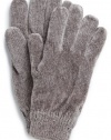 Isotoner Women's Solid Rayon Chenille Glove With Suede Palm Patch