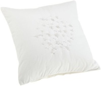 Lenox Opal Innocence 16-Inch-by-16-Inch Pillow, White